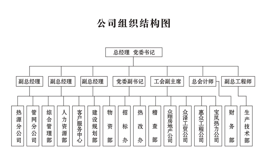 目前公司组织结构如下